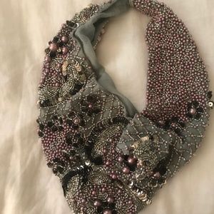 Mignonne Gavigan Le Charlot Beaded Scarf Necklace